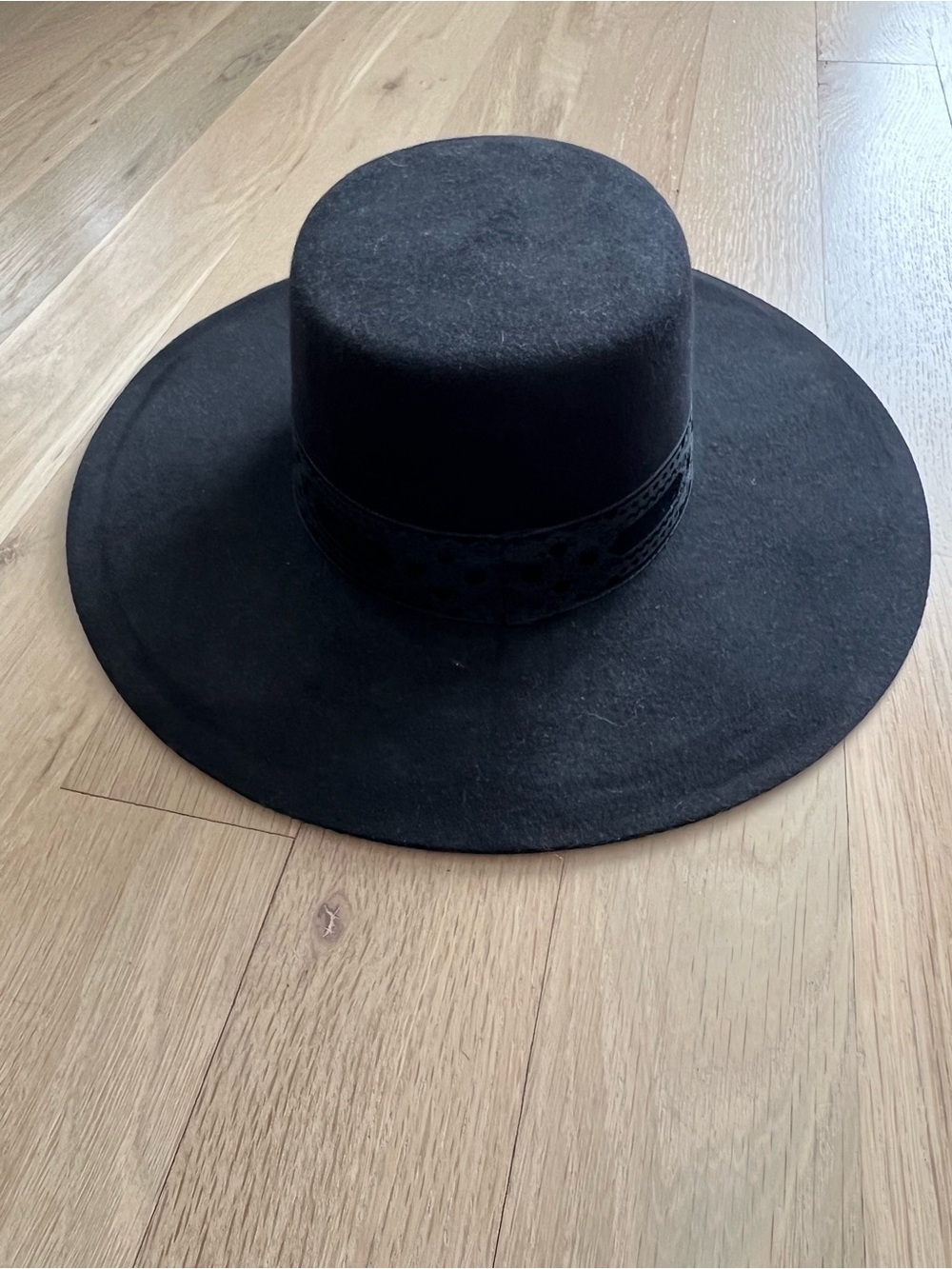 Lack Of Color Black Wool Fedora